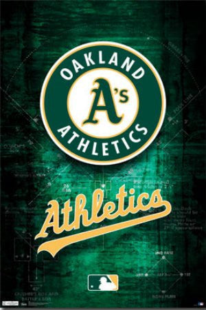 oakland athletics logo Poster for Sale by tenira55