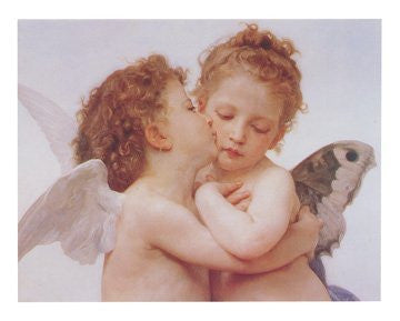 FAR90005 Bouguereau - 'The First Kiss' (23 X 31)