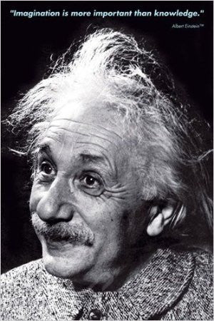 ISP57008 "Einstein - Imagination" (24 x 36)